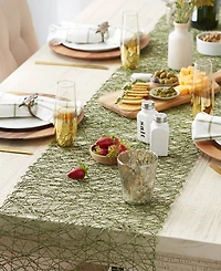 Design Imports Woven Paper Table Runner, 14"x72 "