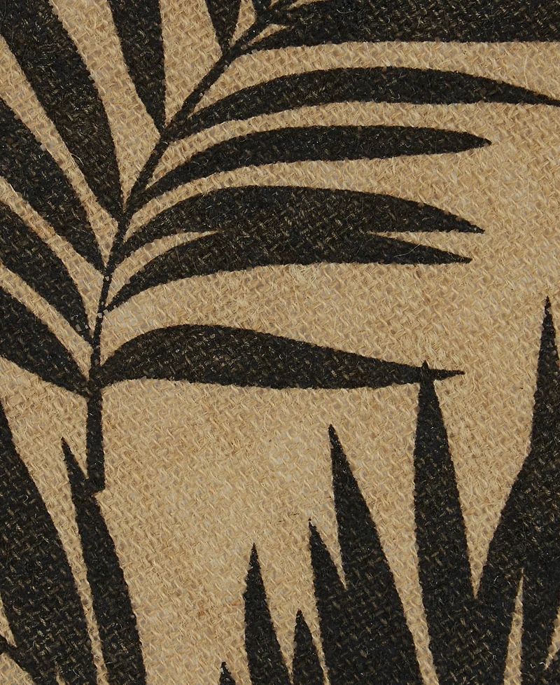 Design Imports Fern Print Round Placemat Set of 6