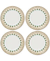 Lenox British Colonial Bamboo Accent Plates, Set of 4