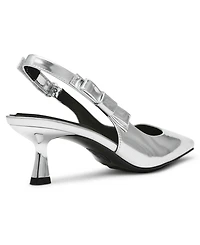 Anne Klein Women's Carmel Slingback Kitten Heel Pumps