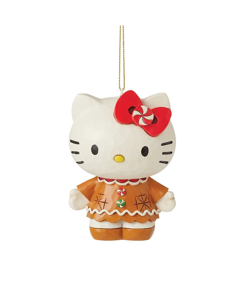 Jim Shore Sanrio Hello Kitty Gingerbread Holiday Ornament