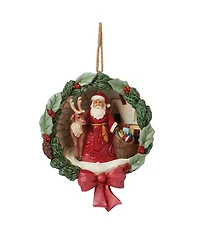 Jim Shore Santa Scene Diorama Ornament