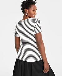 On 34th's Women's Knit Square-Neck Top