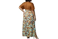 Kiyonna Plus Naomi Long Maxi Dress