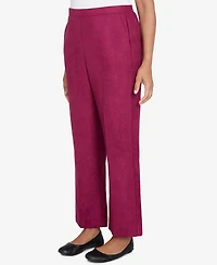 Alfred Dunner Women's Wine Country Classic Slant Pocket Short Length Pant