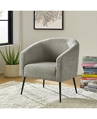 Hal Modern Boucle Armchair with Metal Leg