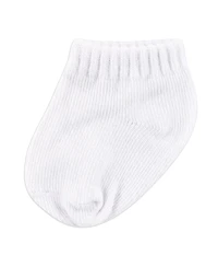Luvable Friends Baby Boys Unisex Six Pair Ultra-Low Footies