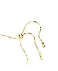 Swarovski Clover, Evil Eye and Horseshoe, Blue, Gold-Tone Plated Symbolica Bracelet