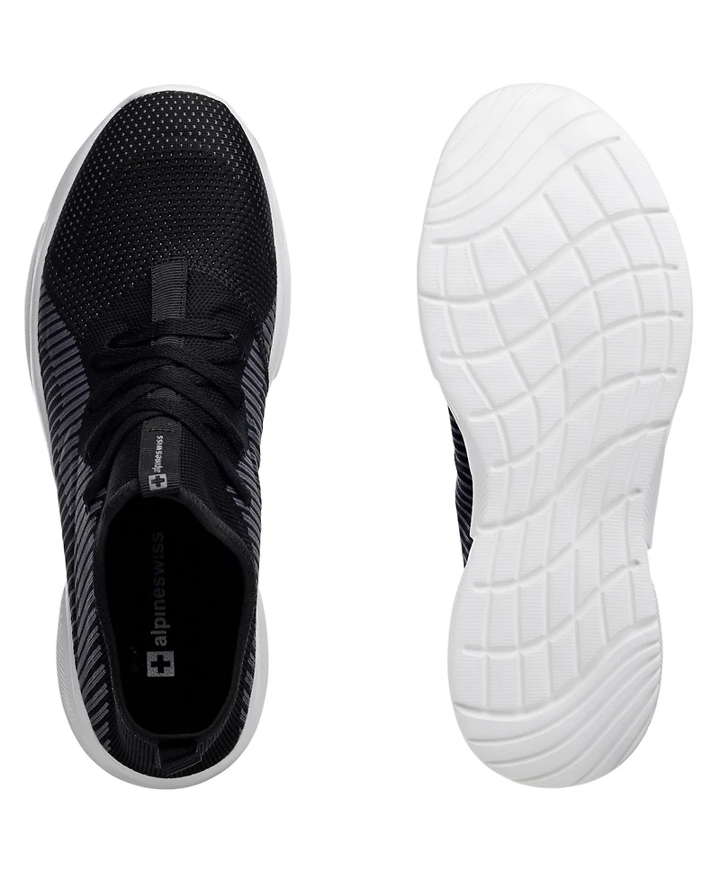 Alpine Swiss Kyle Mens Fashion Sneakers Lightweight Casual Athletic Tennis Shoes