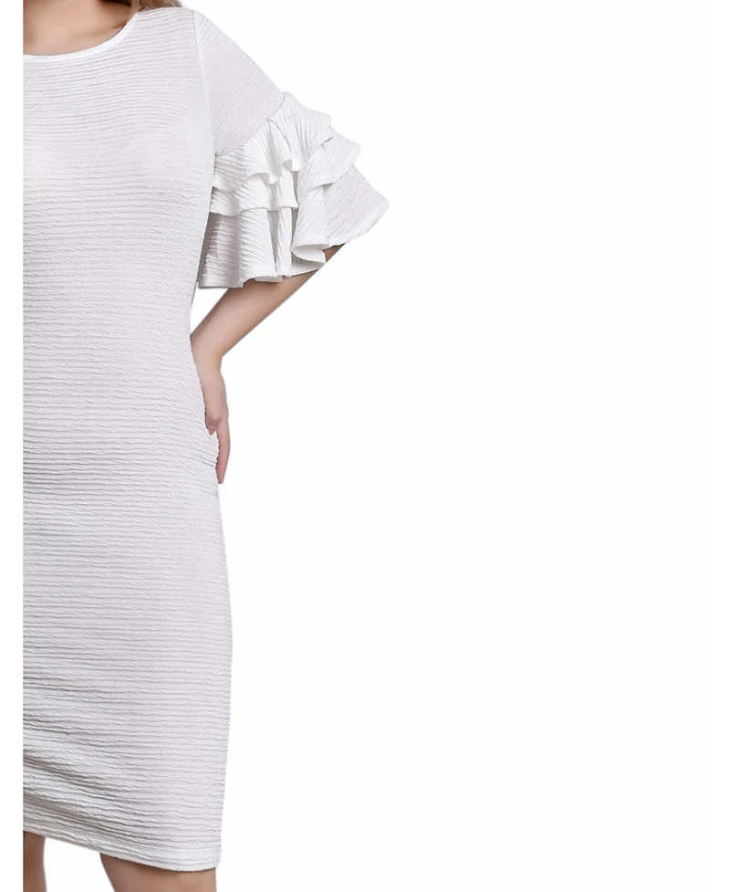 Ny Collection Bolero Sleeve Body Con Dress