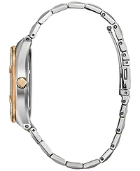 Citizen Eco-Drive Men's Corso Diamond (1/10 ct. t.w.) Two-Tone Stainless Steel Bracelet Watch 40mm