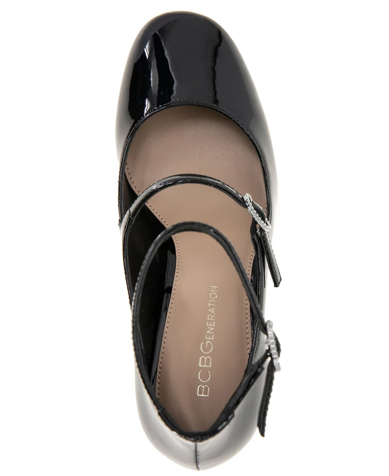 BCBGeneration Women's Maxanna Strappy Block Heel Mary Jane Pumps