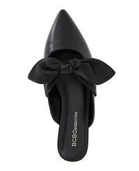BCBGeneration Women's Kandy Slip-On Pointy Toe Bow Dress Flats