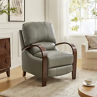 Alex Genuine Leather Manual Recliner