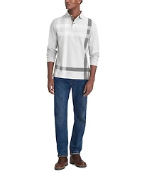 Barbour Men's Blaine Tailored-Fit Tartan Long-Sleeve Polo Shirt