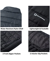 Alpine Swiss Men's Niko Men s Puffer Jacket Warm Down Alternative Insulated Coat | Packable Water-Resistant & Windproof Winter Outerwear with Zipper P