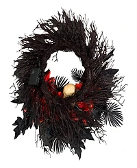 National Tree Company Boo-tiful Halloween Wreath, 24 Inches