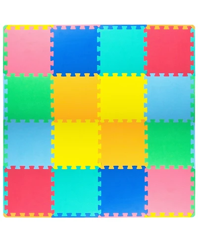 ProsourceFit Kids Floor Play Mat 3/8-in, 16 Sq Ft - Tiles