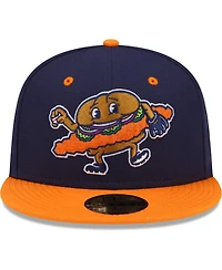 New Era Men's Navy/Orange Peoria Chiefs Theme Night 59FIFTY Fitted Hat