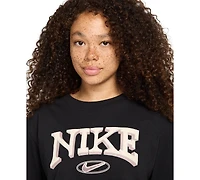 Nike Women's Sportswear Cotton Logo Short-Sleeve T-Shirt