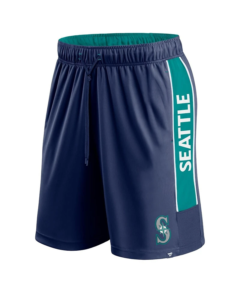 Fanatics Men's Navy Seattle Mariners Win the Match Defender Shorts