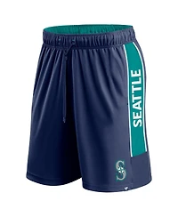 Fanatics Men's Navy Seattle Mariners Win the Match Defender Shorts