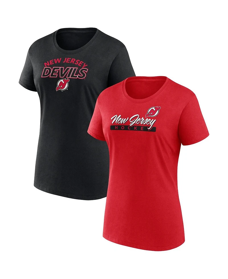 Fanatics Women's New Jersey Devils Risk T-Shirt Combo Pack