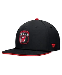 Fanatics Men's Black New Jersey Devils 2024 Nhl Draft Snapback Hat