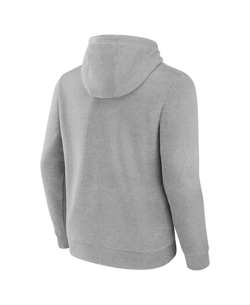 Fanatics Men's Heather Gray Usa Swimming Logo Pullover Hoodie