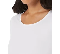 32 Degrees Women's Long-Sleeve Scoop-Neck Top