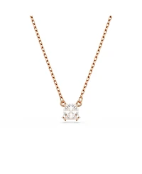 Swarovski Stilla Pendant Square Cut, White, Necklace
