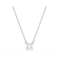 Swarovski Stilla Pendant Square Cut, White, Necklace