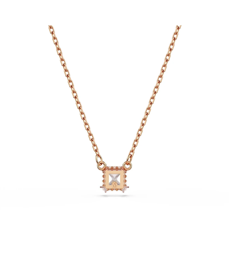Swarovski Stilla Pendant Square Cut, White, Necklace
