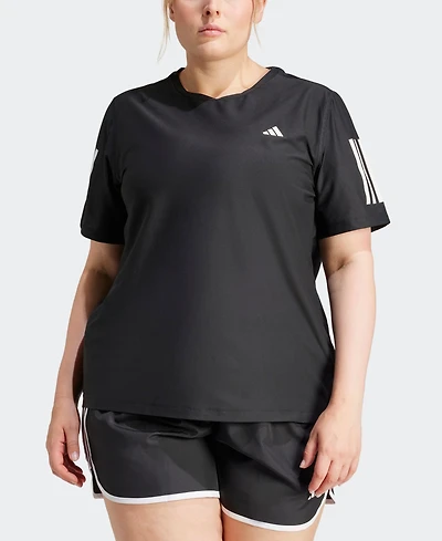 Adidas Plus Own the Run Moisture-Wicking T-Shirt