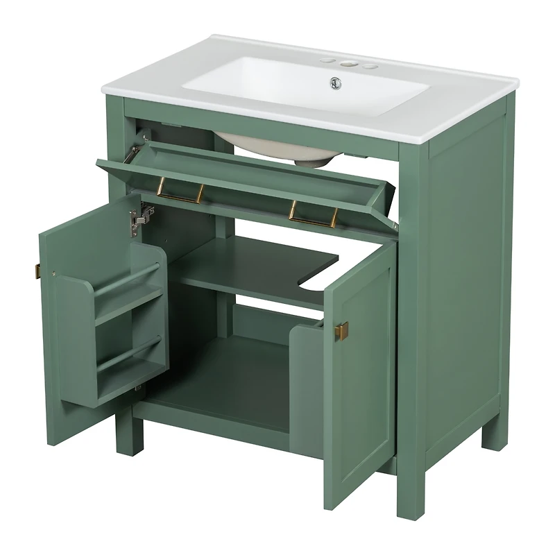 Streamdale Elegant 30-inch Modern Bathroom Vanity with Ample Storage