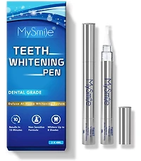 MySmile Teeth Whitening Pen Kit 14 Treatments - 2Pcs Non-Sensitive Teeth Whitening Gel Pen for Whiter Teeth