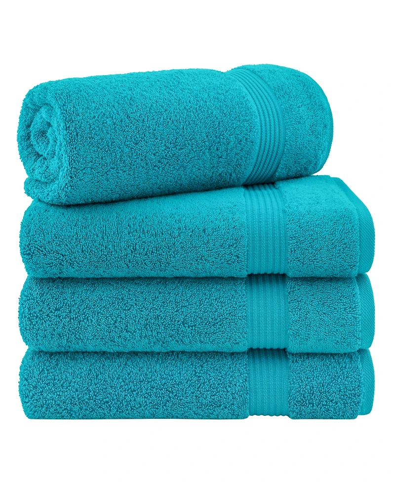 American Soft Linen Bekos Premium 100% Turkish Cotton 4-Piece Bath Towel Set