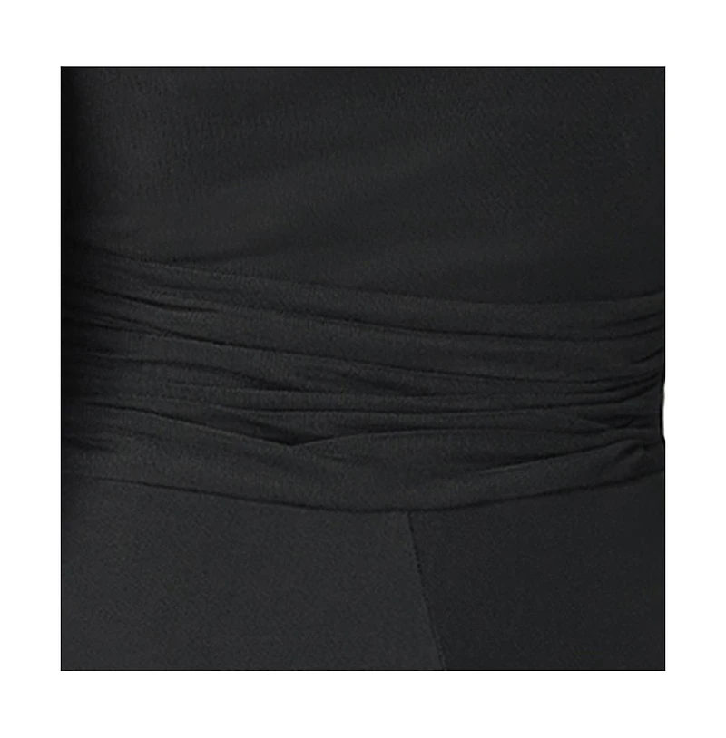 Bebe Women's One Shoulder Mesh Catsuit