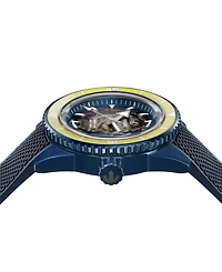 Rado Men's Swiss Automatic Captain Cook Navy Blue High-Tech Ceramic Bracelet Watch 43mm