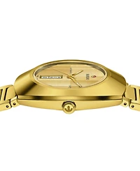 Rado Unisex Swiss Automatic Original DiaStar Gold Pvd Stainless Steel Bracelet Watch 38mm