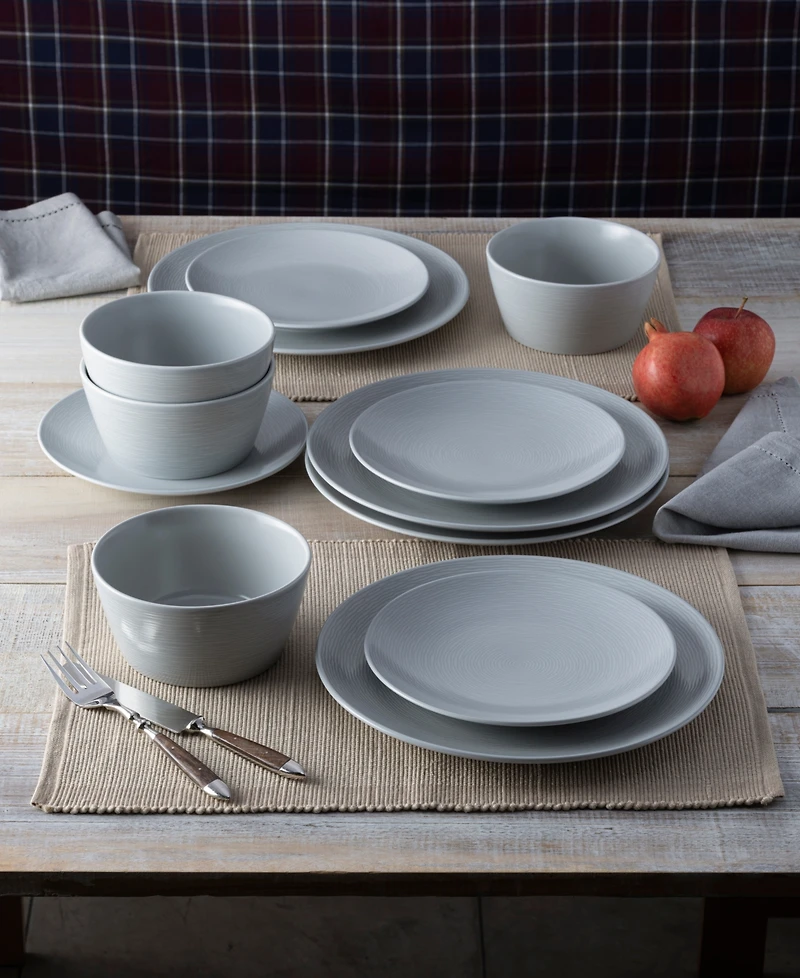 Noritake Swirl Cereal Bowls, Set of 4