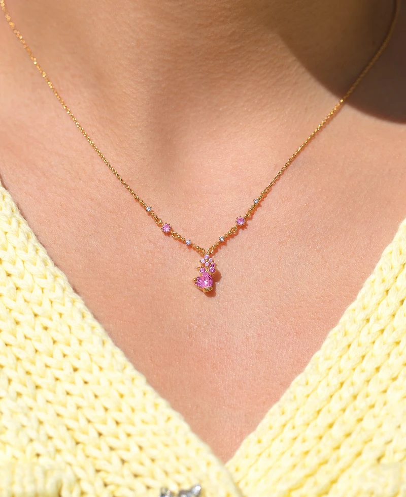 Girls Crew Disney Winnie the Pooh Crystal the Little Piglet Necklace