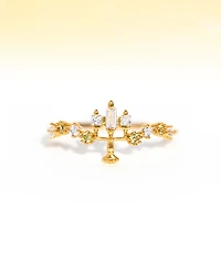 Girls Crew Disney Multi-Color Beauty the Beast Lumiere Ring