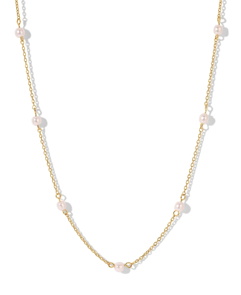Girls Crew Imitation Pearl Delicate Necklace