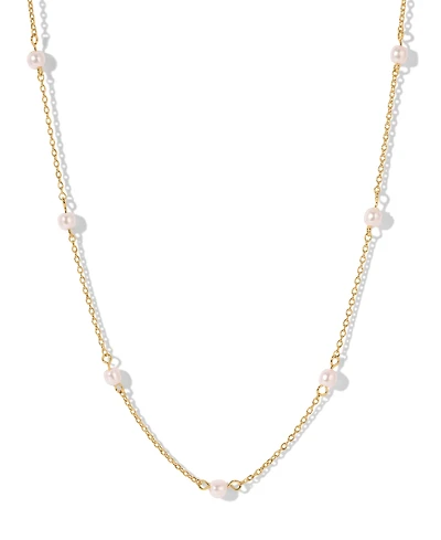 Girls Crew Imitation Pearl Delicate Necklace