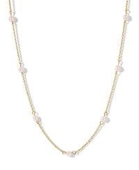 Girls Crew Imitation Pearl Delicate Necklace