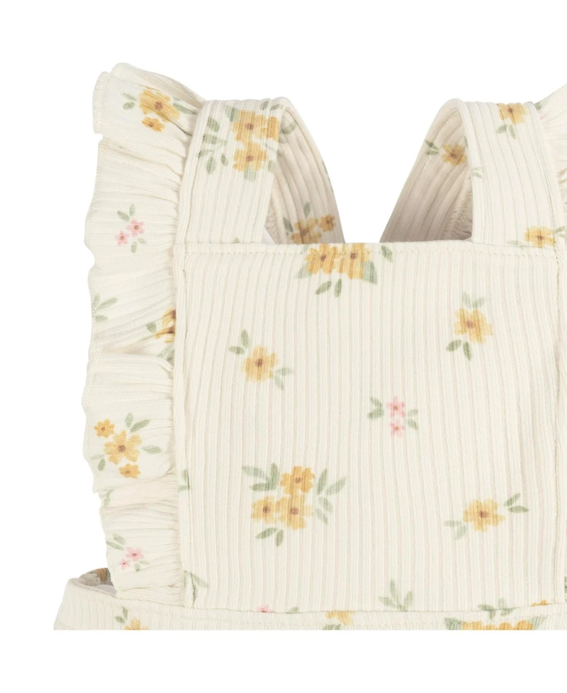Gerber Baby Girls Sleeveless Ruffle Romper
