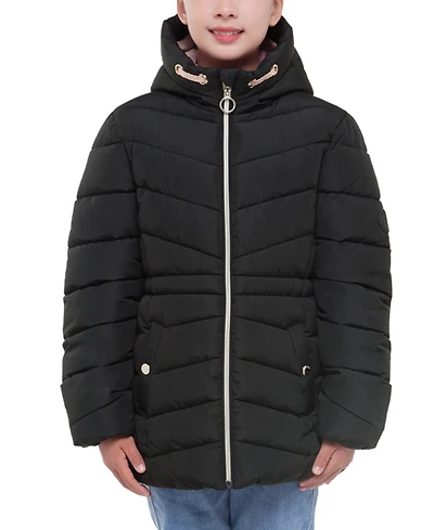 Rokka&Rolla Little and Big Girl Shower Resistant Puffer Jacket Coat, 4-18