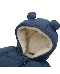 Rokka&Rolla Baby Boys Sherpa Fleece Lined Puffer Coat 6-24M