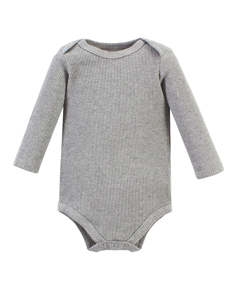 Hudson Baby Boys Cozy Long-Sleeve Thermal One-Piece